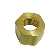 Brass pipe fitting nut